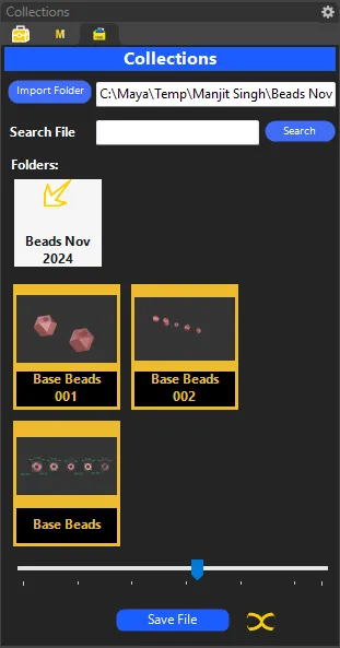 Jewelry collections in Rhino Jewelry plugin