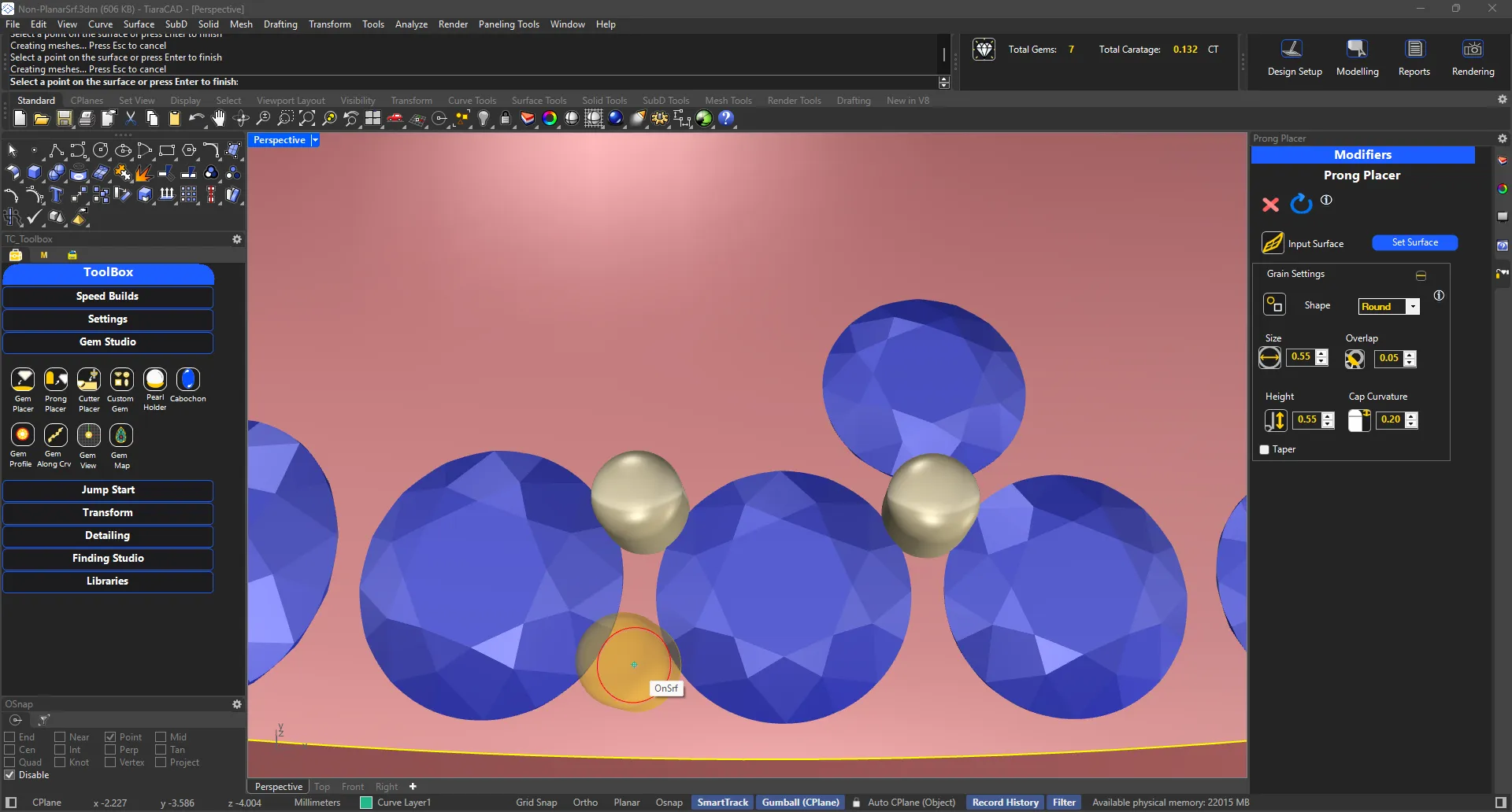 Grains / Pave / Prong Placer