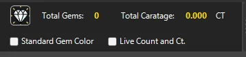 Live Gem Count