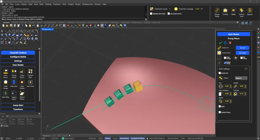 Interactively Rotate Prongs
